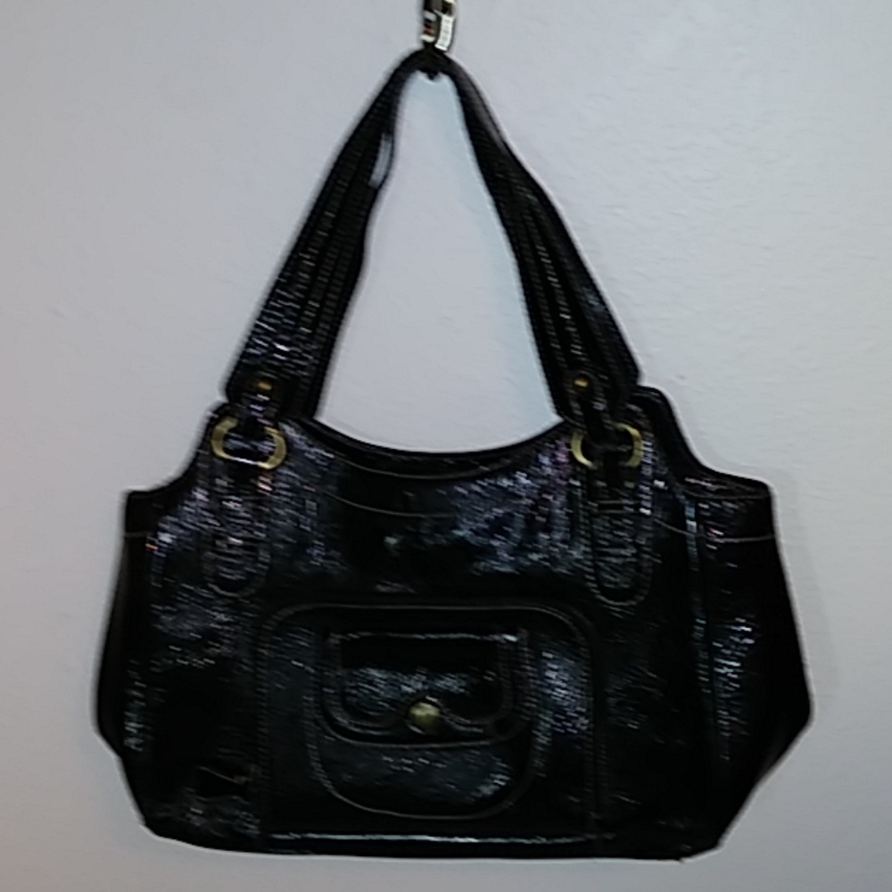 Perlina leather shoulder bag